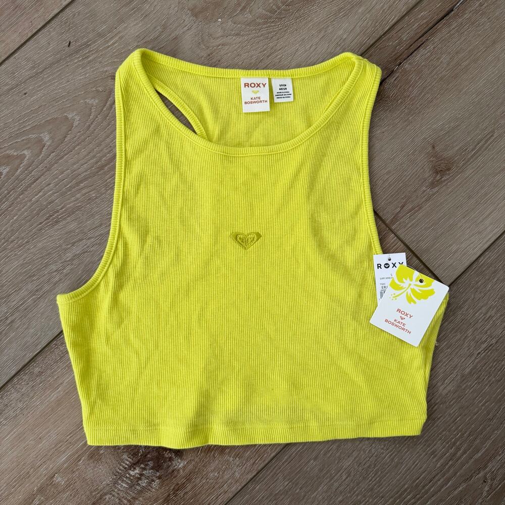 ROXY NWT Surf Kind Kate Tank in Bright Yellow / Green Size Small